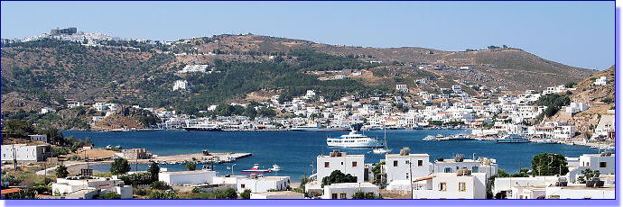 Patmos, der Hafen von Skala